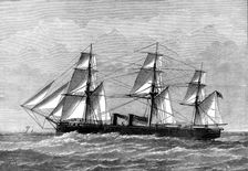 H.M.S. Raleigh, 1874. Creator: Unknown