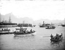 HMS Sans Pareil, Poplar, Greater London, c1860-c1922. Artist: Henry Taunt