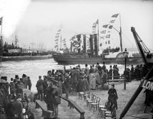 HMS Sans Pareil Poplar, London,c1860-c1922. Artist: Henry Taunt