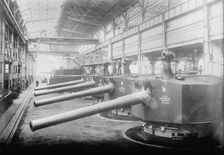 H.M.S. Shannon Vickers Sons & Maxims Gun Works, 1915. Creator: Bain News Service