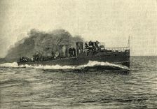 H.M.'s Torpedo Boat Destroyer Viper c1900. Creator: Marguerite Jacob