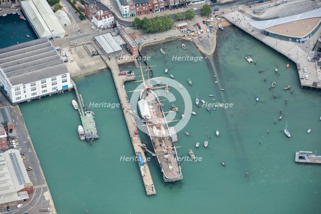 HMS Warrior at Portsmouth Dockyard, City of Portsmouth, 2018. Creator: Damian Grady.
