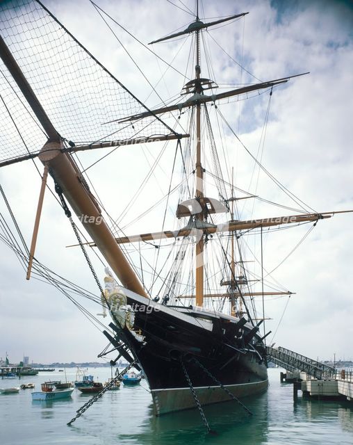 HMS Warrior, Portsmouth, Hants, 1987. Artist: Unknown