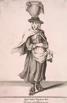 Hot Bak'd Wardens Hot Cries of London, (c1688?). Artist: Anon