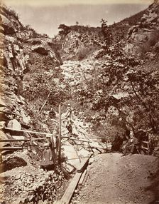Hot Sulphur Springs, Santa Barbara, 1876, printed ca. 1876. Creator: Carleton Emmons Watkins