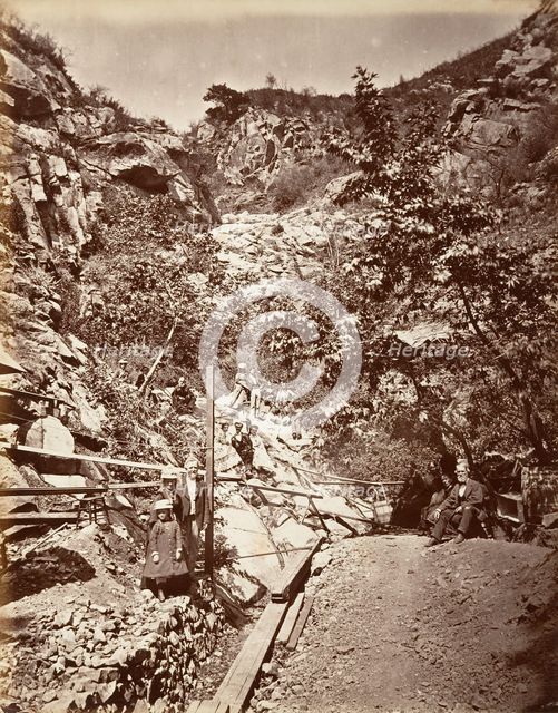 Hot Sulphur Springs, Santa Barbara, 1876, printed ca. 1876. Creator: Carleton Emmons Watkins.