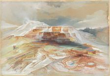 Hot Springs of Gardiner's River, Yellowstone, 1873. Creator: Thomas Moran