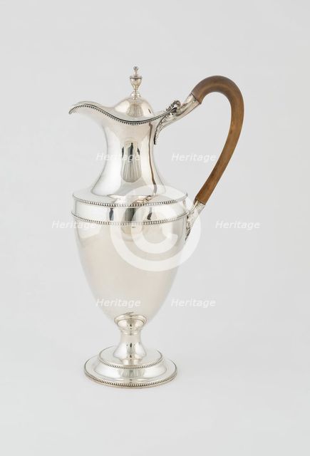 Hot Water Jug, London, 1785/86. Creator: Hester Bateman.