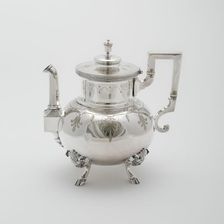 Hot Water Kettle, part of Tea and Coffee Set, 1878. Creator: Rogers Smith and Company