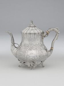Hot Water Pot, 1850. Creator: Gorham & Thurber
