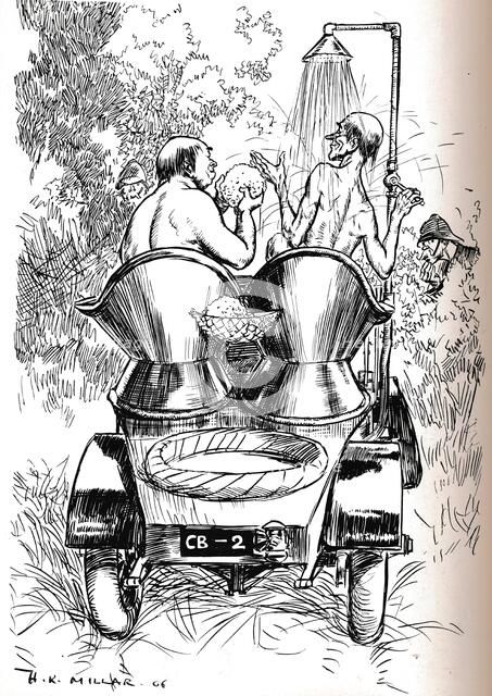 Hot-Weather Hints for Motorists, 1906. Artist: Harold Robert Millar