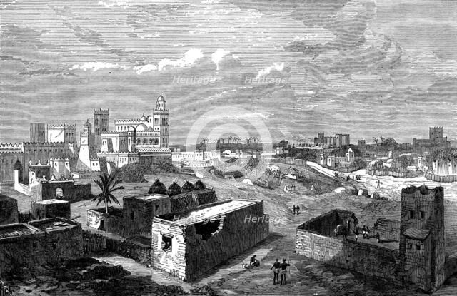 Hota, the capital of Lahej, near Aden, 1873. Creator: Unknown.