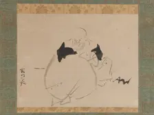 Hotei, after 1704. Creator: Ogata Korin