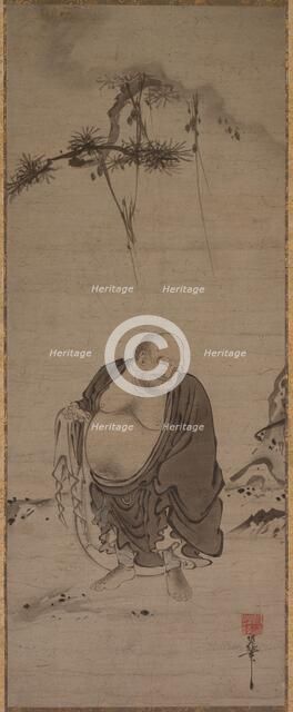 Hotei, late 1300s-early 1400s. Creator: Kichizan Mincho (Japanese, 1352-1431).