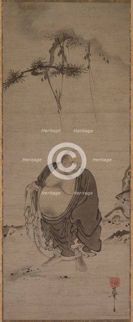 Hotei, late 1300s-early 1400s. Creator: Kichizan Mincho (Japanese, 1352-1431).