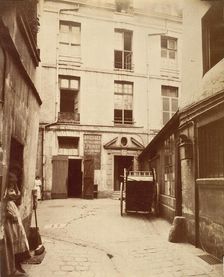 Hotel 17, Rue Geoffrey L'Angevin, Printed 1902 circa. Creator: Eugene Atget
