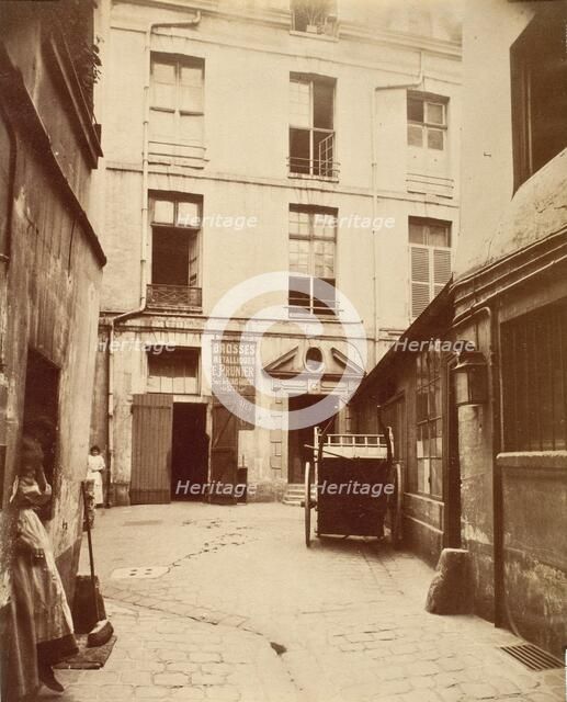 Hotel 17, Rue Geoffrey L'Angevin, Printed 1902 circa. Creator: Eugene Atget.