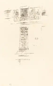 Hôtel Colbert, Windows, 1891. Creator: James Abbott McNeill Whistler