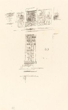 Hôtel Colbert, Windows, 1891. Creator: James Abbott McNeill Whistler