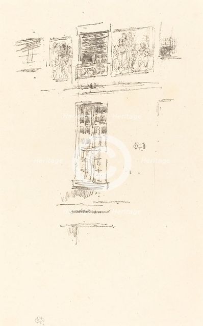 Hôtel Colbert, Windows, 1891. Creator: James Abbott McNeill Whistler.