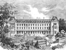 Hotel and Hydropathic Establishment about to be erected at Upper Norwood, 1862. Creator: Unknown