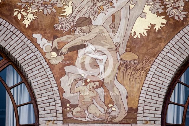 Hotel Albert Ciamberlani, 48 Rue Defacqz, Brussles, Belgium, c2014-2017.  Artist: Alan John Ainsworth.