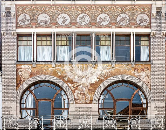 Hotel Albert Ciamberlani, 48 Rue Defacqz, Brussles, Belgium, c2014-2017.  Artist: Alan John Ainsworth.