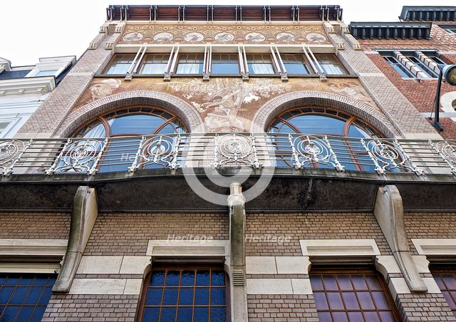 Hotel Albert Ciamberlani, 48 Rue Defacqz, Brussles, Belgium, c2014-2017.  Artist: Alan John Ainsworth.