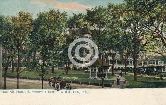 'Hotel Bon Air, Augusta, Georgia, c1910. Artist: Unknown