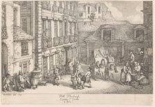 Hotel d'Hambourgh, Quartiere St. Germain a Paris, 1789., 1789. Creator: Thomas Rowlandson