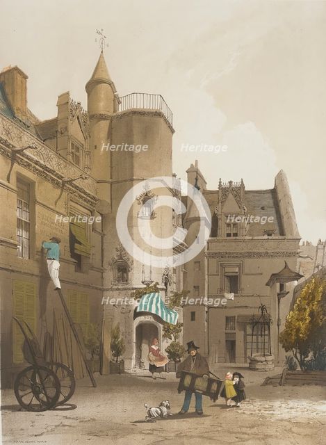 Hôtel de Cluny, Paris, 1839. Creator: Thomas Shotter Boys.