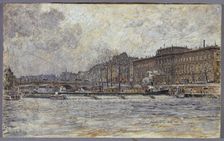Hotel de la Monnaie and the Pont-Neuf, 1901. Creator: Frederic Houbron