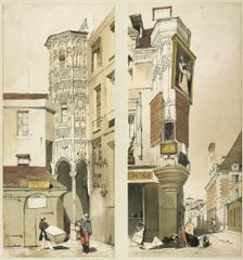 Hotel de la Tremouille, Paris, 1839. Creator: Thomas Shotter Boys