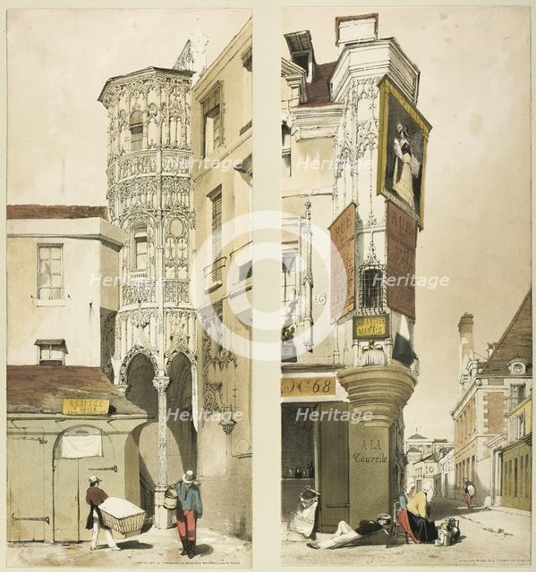 Hotel de la Tremouille, Paris, 1839. Creator: Thomas Shotter Boys.