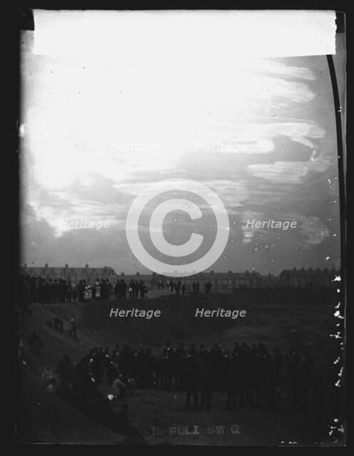 Hotel de Marl (Between Ferry Road and the River Taff), Cardiff, 1893. Creator: William Booth.