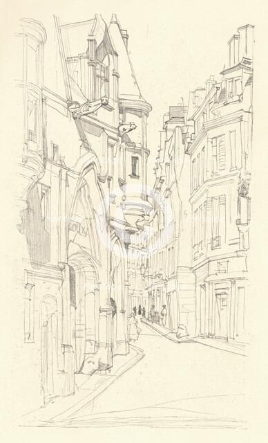 'Hotel de Sens', 1915. Artist: David Young Cameron.