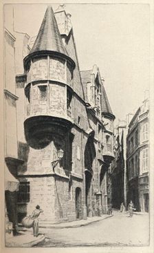 Hotel de Sens 1915. Artist: Otto J Schneider