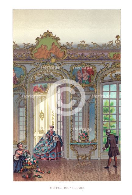 Hotel De Villars, (1885). Artist: Durin