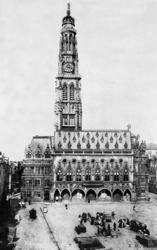 Hotel de Ville, (City Hall), Paris: France, 1900. Creator: Unknown