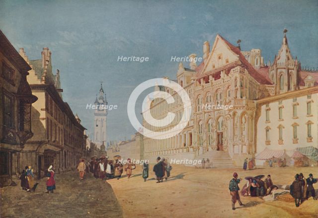 'Hotel De Ville, Ghent', 1923. Artist: John Sell Cotman.