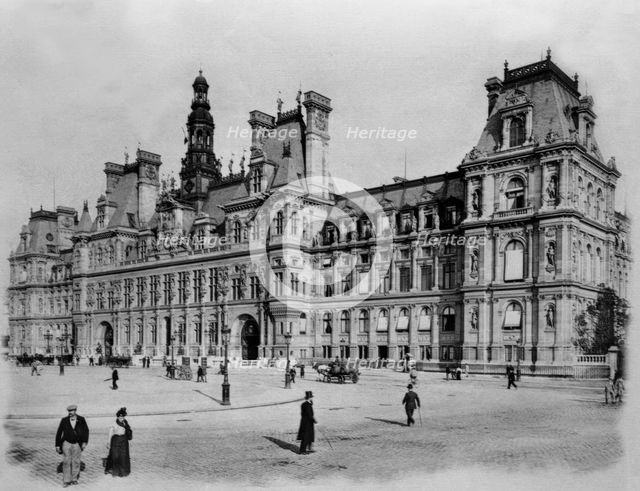 Hotel De Ville, Paris. Creator: Unknown.