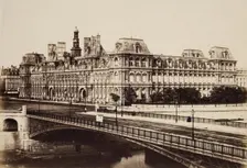Hotel de Ville, Paris, between 1849 and 1864. Creator: Edouard Baldus
