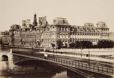 Hotel de Ville, Paris, between 1849 and 1864. Creator: Edouard Baldus