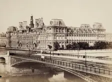 Hotel de Ville, Paris, between 1849 and 1864. Creator: Edouard Baldus