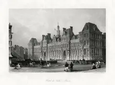 Hotel de Ville, Paris France, 1875. Artist: J Saddler
