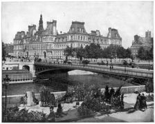 Hotel de Ville, Paris, late 19th century. Artist: John L Stoddard