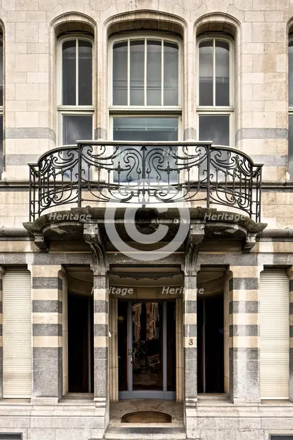 Hotel Deprez-Van de Velde, 3 Av. Palmeston, Brussels, Belgium, (1895-1896), c2014-2017. Artist: Alan John Ainsworth.
