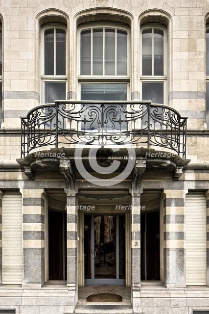 Hotel Deprez-Van de Velde, 3 Av. Palmeston, Brussels, Belgium, (1895-1896), c2014-2017. Artist: Alan John Ainsworth.