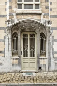 Hotel Deprez-Van de Velde, 3 Av. Palmeston, Brussels, Belgium, (1895-1896), c2014-2017. Artist: Alan John Ainsworth