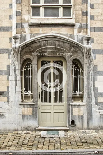 Hotel Deprez-Van de Velde, 3 Av. Palmeston, Brussels, Belgium, (1895-1896), c2014-2017. Artist: Alan John Ainsworth.